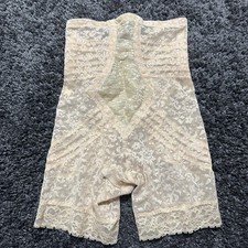 Vintage Rago of New York Lace Girtle Shaper Shorts Size M/28 lingerie 6207