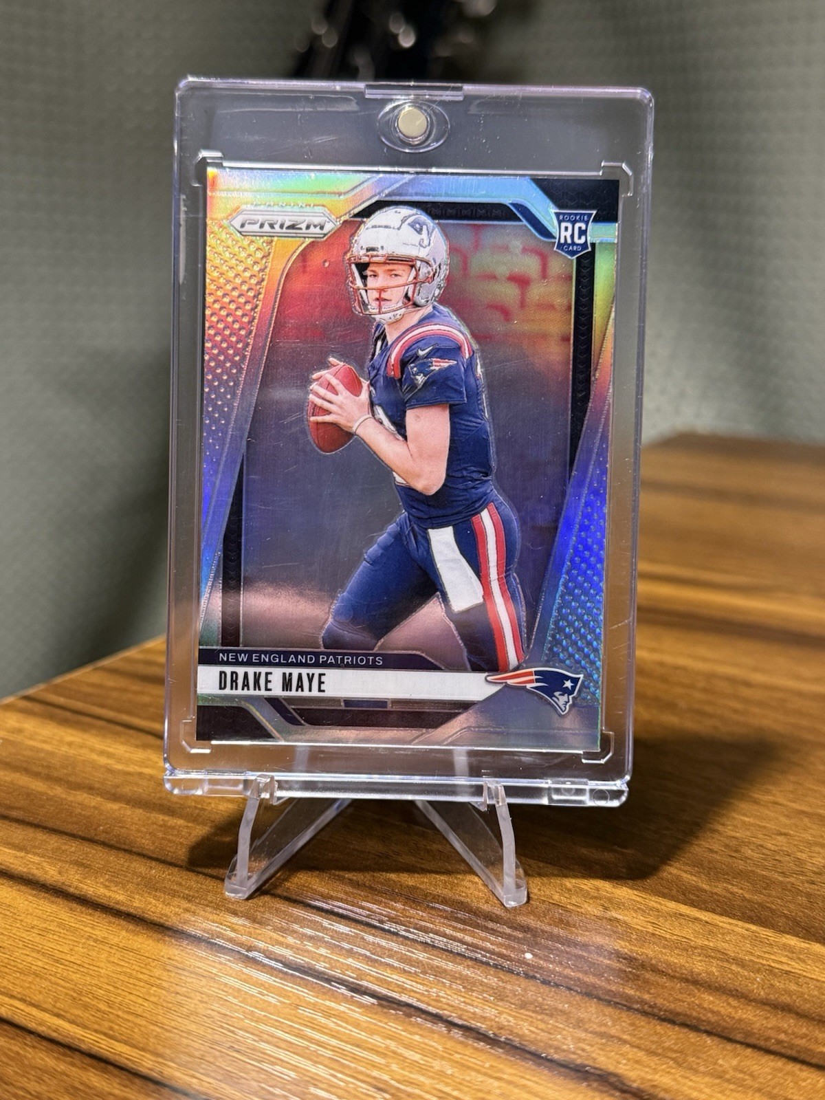 2024 Panini Prizm - Rookies Drake Maye #329 Silver Prizm (RC)