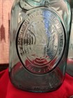 Vintage Ball Glass Jars, Aqua Blue, Set Of 3  — photo 8