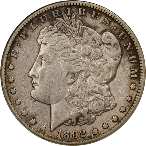 1892-CC Morgan Silver Dollar ANACS EF Details Decent Eye Appeal Nice Strike