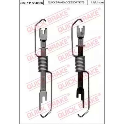 ORIGINAL  Quick Brake Nachsteller-Satz, Trommelbremse Hinten für Isuzu D-MAX