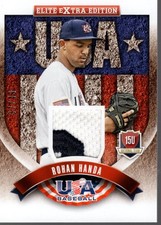 2015 Elite Extra Edition USA Baseball 15U Prime 10 Rohan Handa Jersey /49 BB