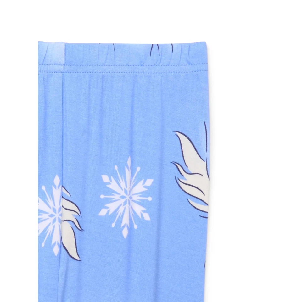 Frozen девочек Топ и брюки пижамы комплект, 2 изделия, размер 4, пуловер, светло-синий - Изображение 3 из 3