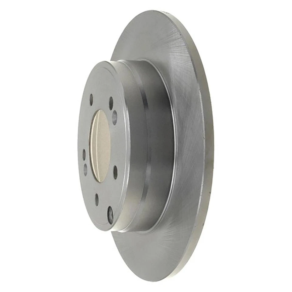 Kit de rotores de freno traseros + pastillas de cerámica y herrajes para Hyundai Sonata 2008 Foto 3 de 4