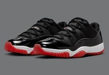Jordan 11 Retro Low Bred 2025 Men's Size US 7-12