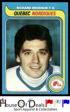 1979-80 Topps #176 Richard Brodeur Quebec Nordiques NHL Hockey Card