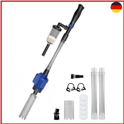 NICREW Mulmsauger Aquarium Elektrisch, Kies Reiniger Siphon Staubsauger