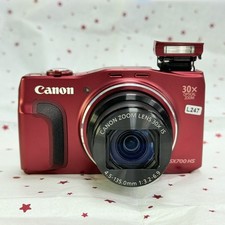 Canon PowerShot SX700 HS Red Digital Camera 16.1MP 30x Optical Zoom English