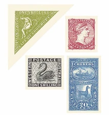 Stamp Stickers 25 Wallies Travel Mail Decorate Decals Walls Wood or Any Surface 