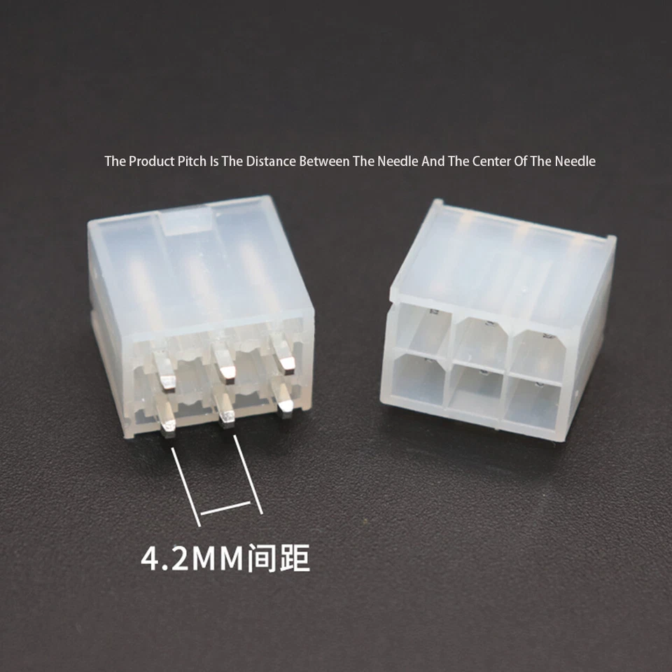 4.2MM Plug+Socket+Crimps Connector 2-24P Female Row Straight Pin Header Strip - Image 4 of 4
