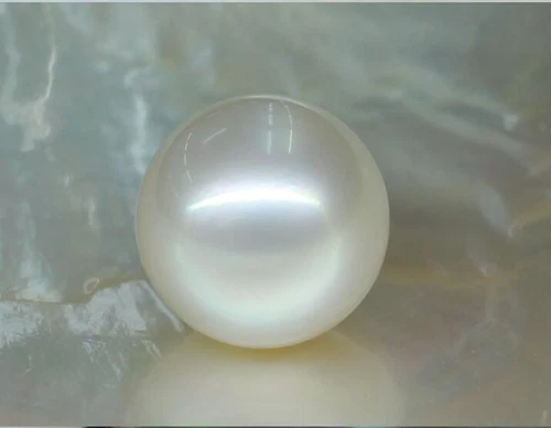 10MM NATURAL ROUND SOUTH SEA GENUINE WHITE LOOSE PEARL UNDRILLED 28AAA