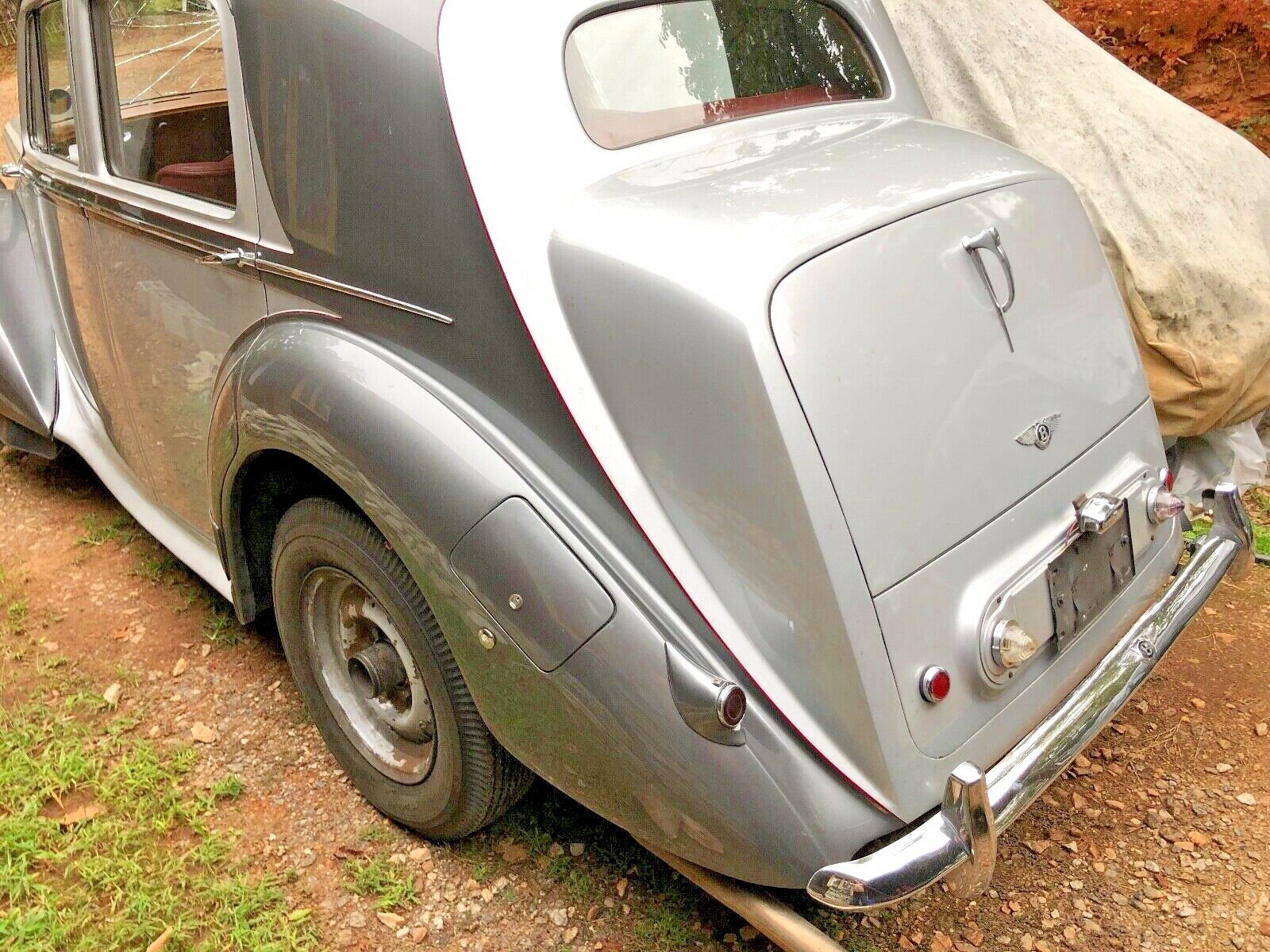 ROLLS ROYCE SILVER DAWN BENTLEY TRUNK HANDLE. THE WORLDS LARGEST USED INVENTORY 