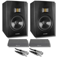 Adam Audio T8V Studio Monitor (Pair) with Foam ISO Pads and Cables