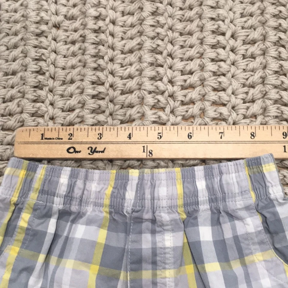 Pantalón Corto Garanimals Niño Pequeño Bebé Niño Talla 18M A Cuadros 100% Algodón Foto 4 de 4