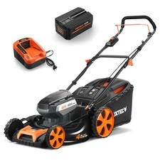 FUXTEC Elektro Akkurasenmäher 40V E146C Li-Ion Mäher Akku Rasenmäher