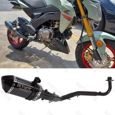 For Kawasaki Z125 PRO z125 13-24 Full Exhaust System Slip On Muffler Baffle