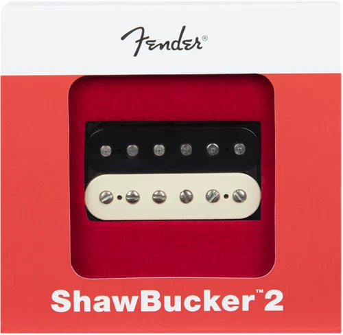 099-2249-002 Tim Shaw Fender Shawbucker 2 Humbucker Pickup Zebra Neck Fat Strat