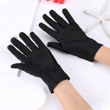1 Pairs Women Thin Short Gloves Dance Sun Protection Elastic Mittens Spandex