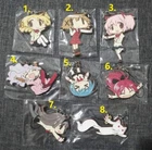 Puella Magi Madoka Magica Rubber Strap Keychain Key Ring Charm Madoka Mami Tomoe