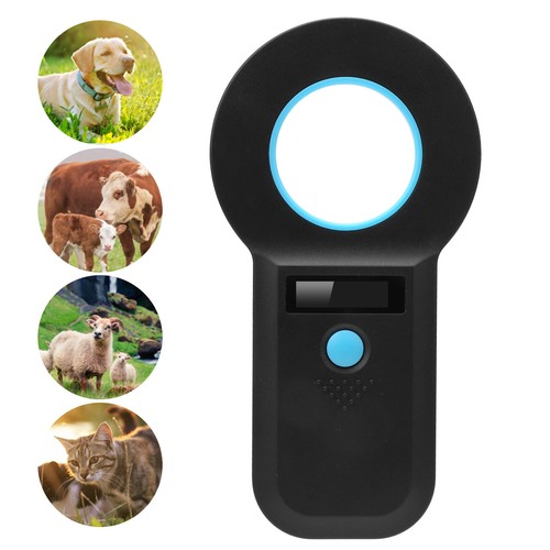 Bluetooth Microchip Pet Scanner RFID Animal Chip Tag Reader EMID FDX-B ISO Dog