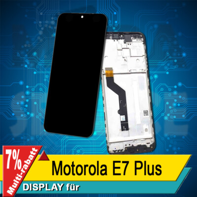 Display Für Motorola Moto E7 Plus XT2081 Komplettes Bildschirm Lcd Touch Rahmen