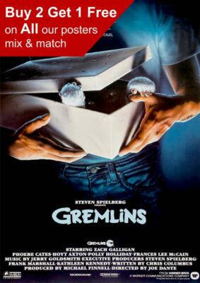 Gremlins 1984 Filmplakat A5 A4 A3 A2 A1