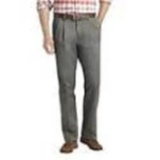 IZOD 100% Cotton Olive Green Double Pleat Classic American Chino SR$50 NEW