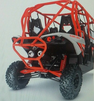 Can Am Maverick X3 Lonestar Racing Rear Intrusion Bar RED NEW #715004164