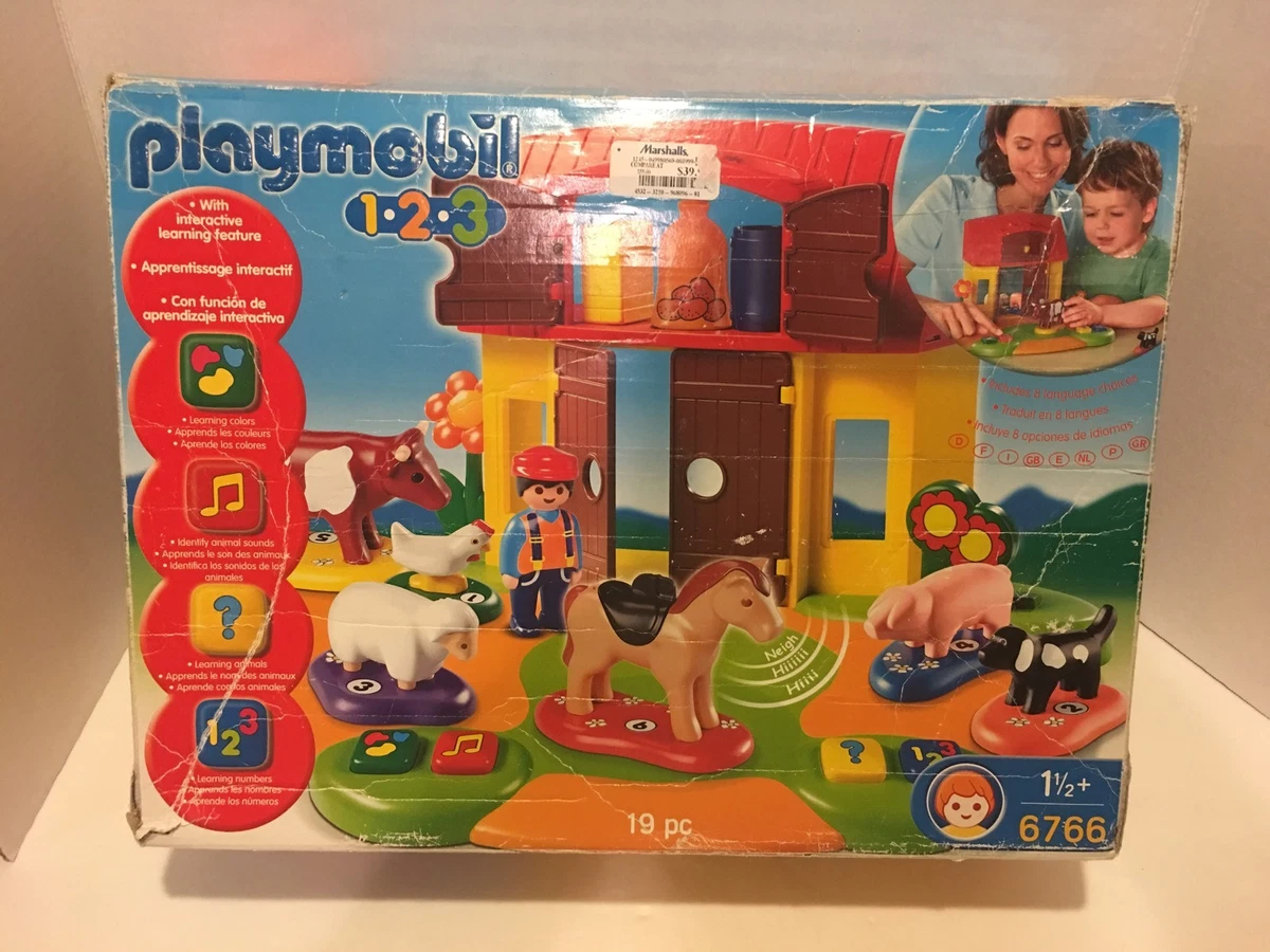 Playmobil 123 Interactive Educational 8 Language Choices Preschool Toy  18mo+