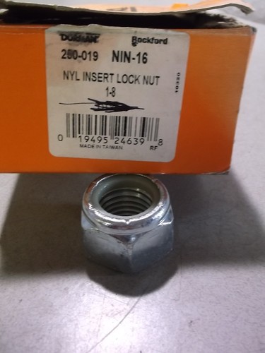 NEW Rockford 250-019 Nylon Insert Lock Nut NIW-16 1-8 *FREE SHIPPING*