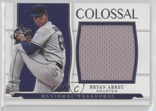 2022 Panini National Treasures Colossal Materials 31/99 Bryan Abreu #CLM-BA 0c6
