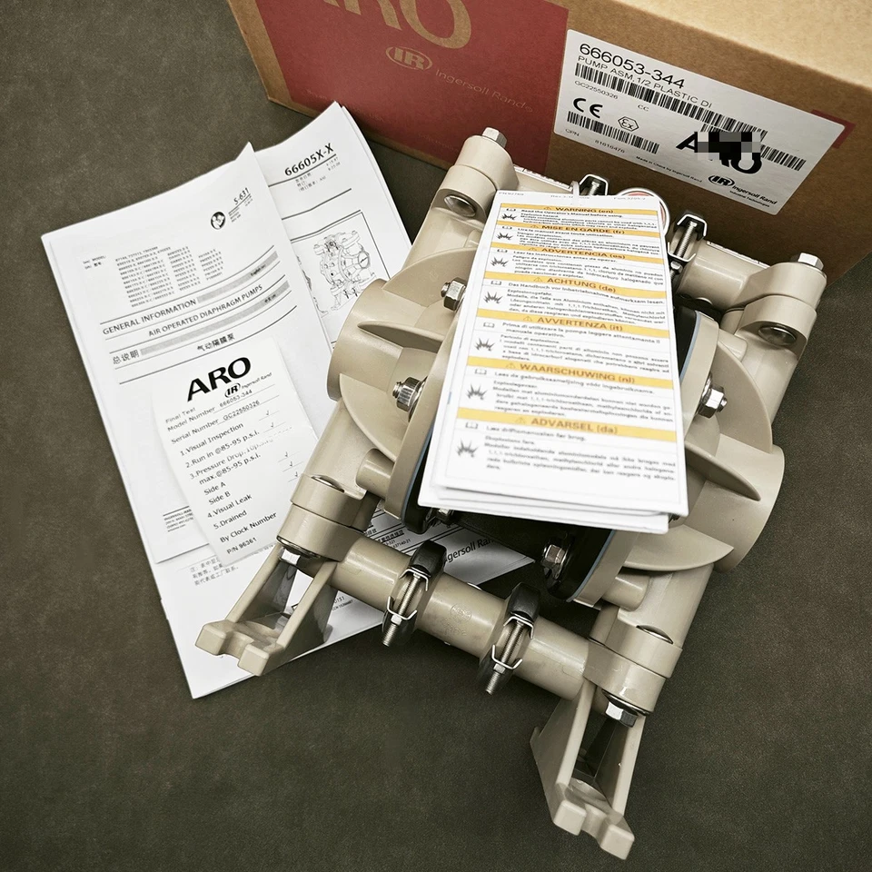 НОВЫЙ 1/2-дюймовый двойной диафрагменный насос для Ingersoll Rand ARO 666053-344 США - Изображение 3 из 4