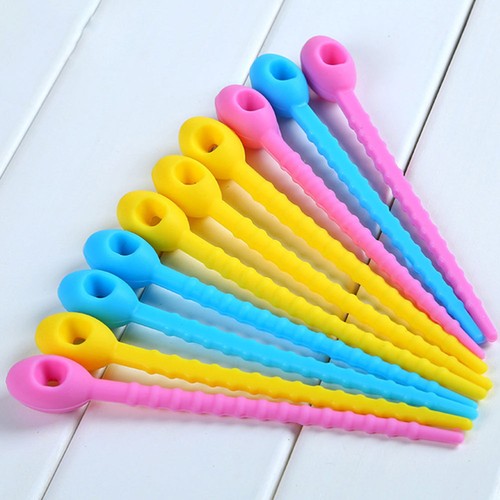 50 PCS Seal Clamp Tie Sealing Pour Food Clip Reusable Silicone Ties - 第 3/12 張圖片