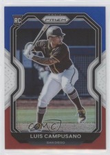 2021 Panini Prizm Red White & Blue Prizm Luis Campusano #8 c4h
