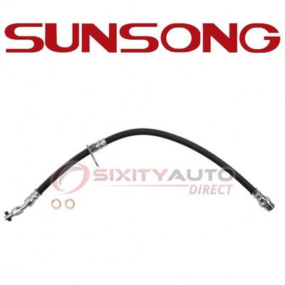 Sunsong Front Left Brake Hydraulic Hose for 1993-1997 Geo Prizm - Hoses kg