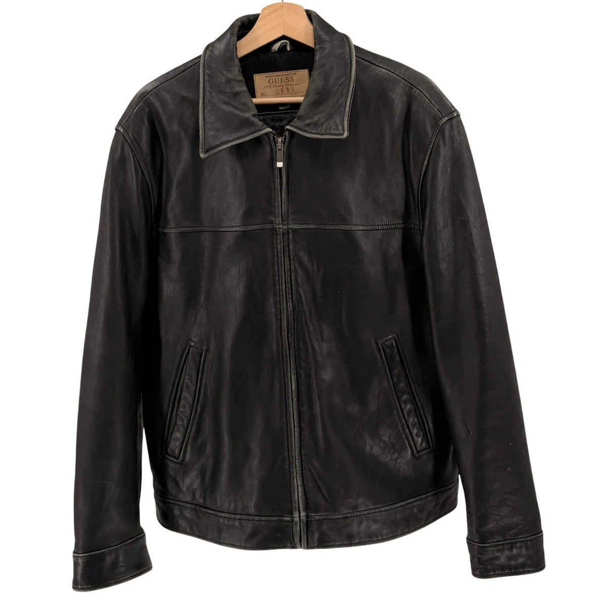 GUESS Leather Jacket products for sale | eBay