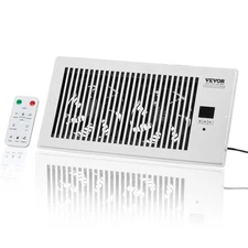 Quiet Register Booster Fan for Heating and Cooling | 6 x 12 inch with Remote Con