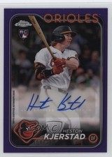 2024 Topps Chrome Update Purple Refractor /250 Heston Kjerstad #AC-HK Auto 7xr