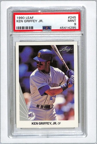 1990 Leaf #245 - Ken Griffey, Jr. PSA 9