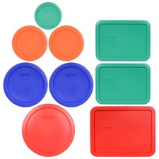 Genuine Pyrex Replacement Lids Set with Multiple Sizes BPA Free Made in USA
