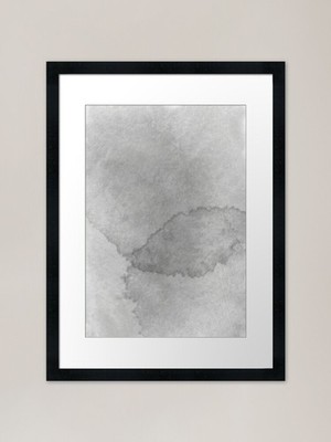Weiche und dezente hellgrautöne. F Gerahmtes Wandbild Poster Leinwanddruck Bild