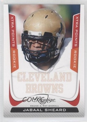 2011 Panini Prestige Xtra Points Red 35/100 Jabaal Sheard #245 Rookie RC 1j6