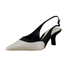 Sam Edelman Bayley Womens Heels Modern Ivory/Black
