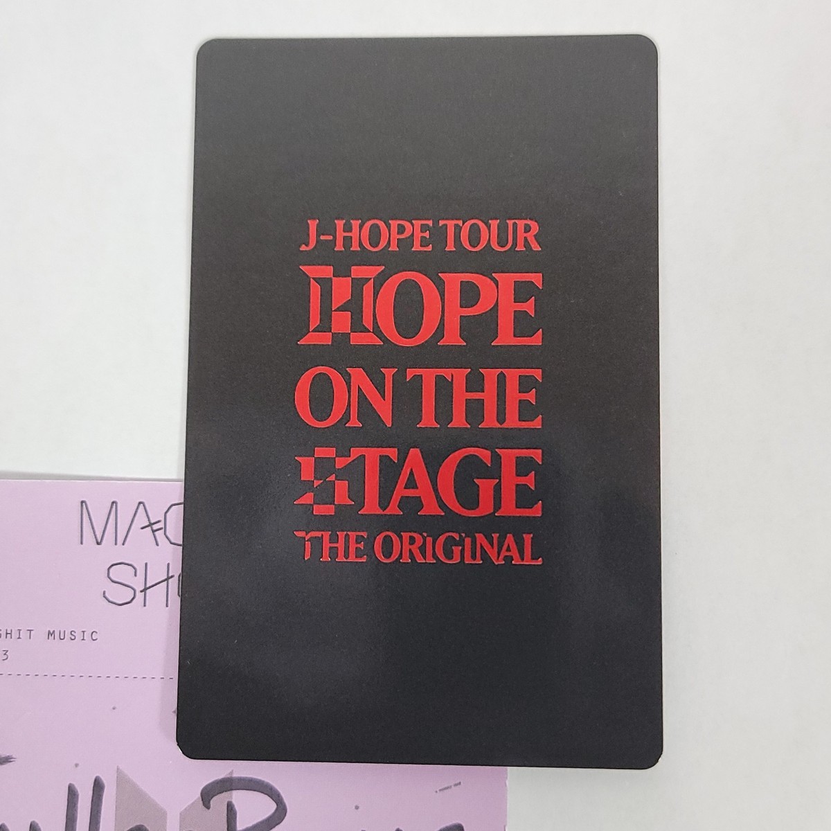 Official BTS J-HOPE Hope on the Stage HOTS The Original Photocard
