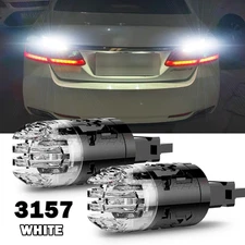 PAIR 3156 3157 LED Reverse Backup Light Bulbs For GMC Sierra 1500 1999-2013