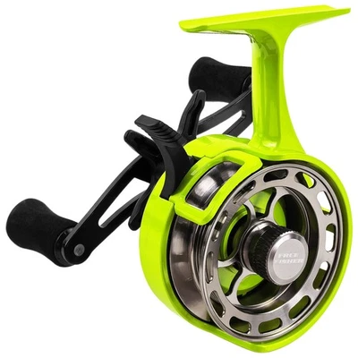 FREE FISHER Ice Fishing Reel Metal High Speed 3.2:1 Ultra Smooth Fly Wheel