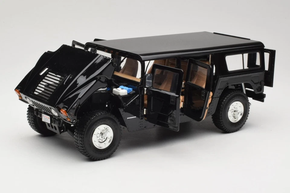 01803 Hummer H1 Hard Top Black Exoto 1/18 - Image 2 of 4