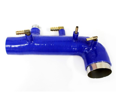 #ad JM Turbo For 02 04 Subaru Wrx Sti Ej20 Ej25 Turbo Intake Inlet Silicone Blue ... $90.71