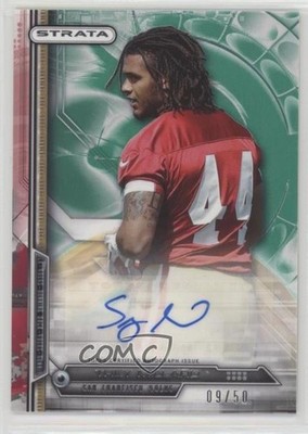 2014 Topps Strata Rookie Emerald 9/50 Trey Millard #113 Auto RC z5i