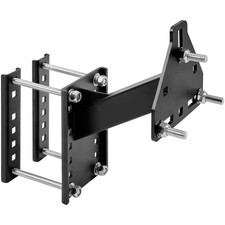 160lb Capacity Spare Tire Carrier for 4-8 Lugs, Fits 4" to 6.5" Bolt Pattern